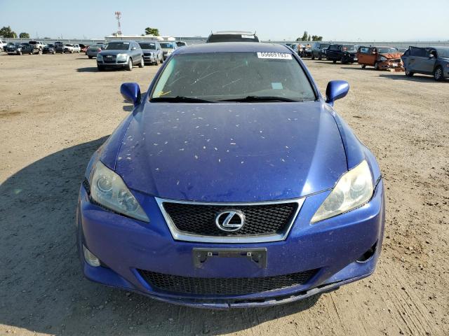 JTHBE262265006973 - 2006 LEXUS IS 350 BLUE photo 5