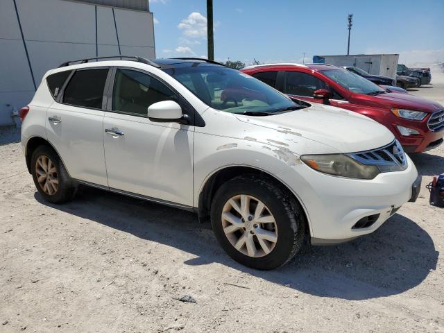 JN8AZ1MU0EW407158 - 2014 NISSAN MURANO S WHITE photo 4