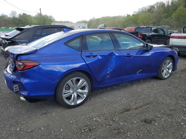19UUB6F53MA009911 - 2021 ACURA TLX TECH A BLUE photo 3