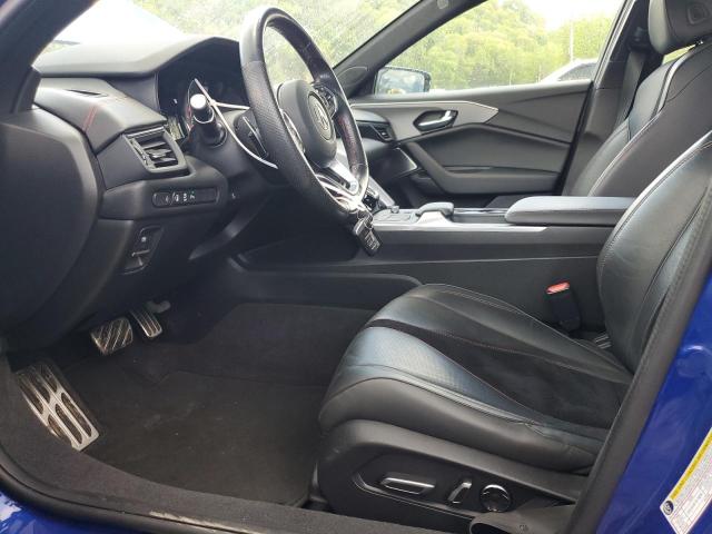 19UUB6F53MA009911 - 2021 ACURA TLX TECH A BLUE photo 7