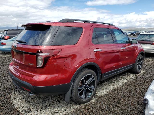 1FM5K8GT5EGA24125 - 2014 FORD EXPLORER SPORT BURGUNDY photo 3