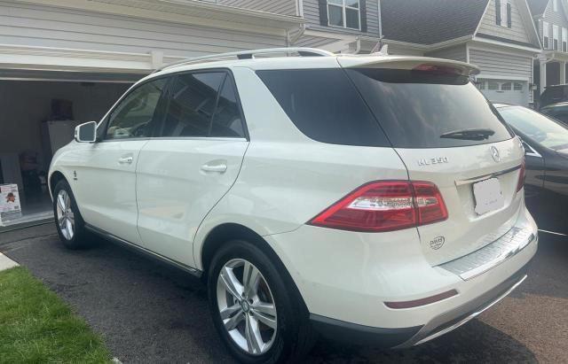 4JGDA5HB0CA042373 - 2012 MERCEDES-BENZ ML 350 4MATIC WHITE photo 3