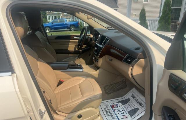 4JGDA5HB0CA042373 - 2012 MERCEDES-BENZ ML 350 4MATIC WHITE photo 5