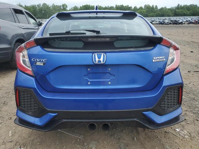 SHHFK7H97JU423899 - 2018 HONDA CIVIC SPORT TOURING BLUE photo 6