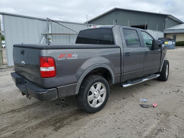 1FTPW145X8FB93775 - 2008 FORD F150 SUPERCREW GRAY photo 3