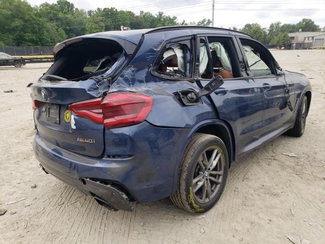 5UXTY9C01L9B17867 - 2020 BMW X3 XDRIVEM40I BLUE photo 3