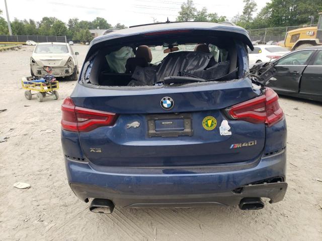 5UXTY9C01L9B17867 - 2020 BMW X3 XDRIVEM40I BLUE photo 6