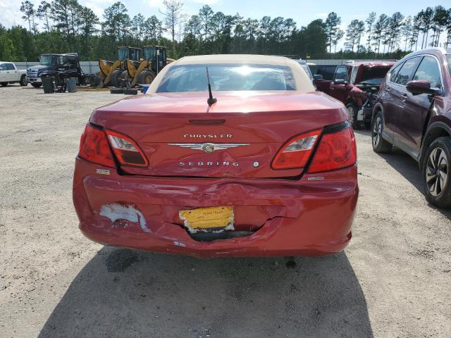 1C3LC55D09N511905 - 2009 CHRYSLER SEBRING TOURING RED photo 6