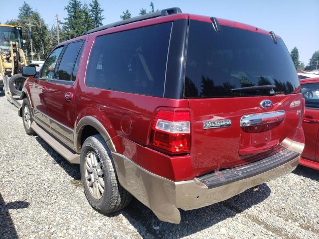 1FMJK1J56EEF49576 - 2014 FORD EXPEDITION EL XLT BURGUNDY photo 2