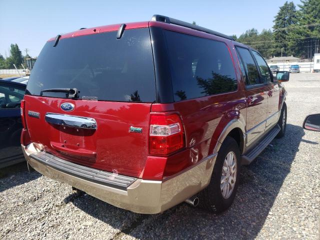 1FMJK1J56EEF49576 - 2014 FORD EXPEDITION EL XLT BURGUNDY photo 3