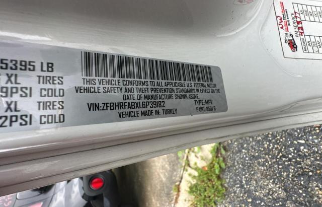 ZFBHRFABXL6P39182 - 2020 RAM PROMASTER 白色 照片 10