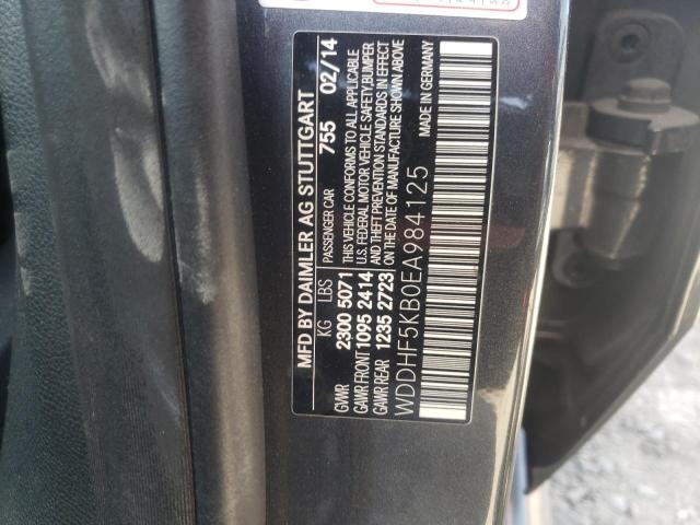 WDDHF5KB0EA984125 - 2014 MERCEDES-BENZ E 350 GRAY photo 12