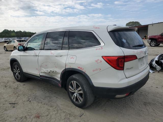 5FNYF6H52HB084985 - 2017 HONDA PILOT EXL WHITE photo 2