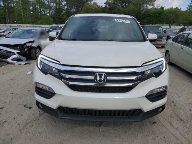 5FNYF6H52HB084985 - 2017 HONDA PILOT EXL WHITE photo 5