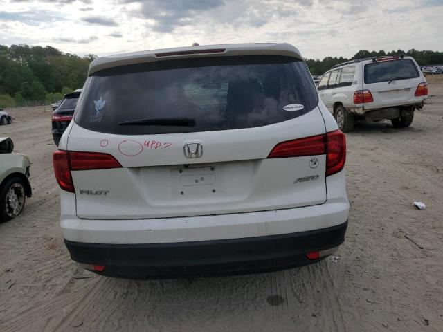 5FNYF6H52HB084985 - 2017 HONDA PILOT EXL WHITE photo 6
