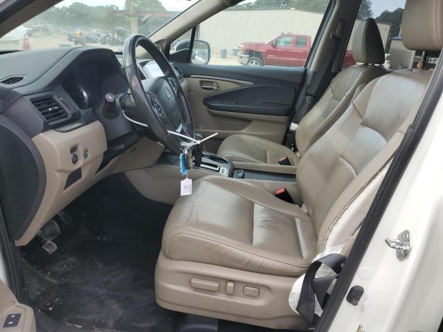 5FNYF6H52HB084985 - 2017 HONDA PILOT EXL WHITE photo 7