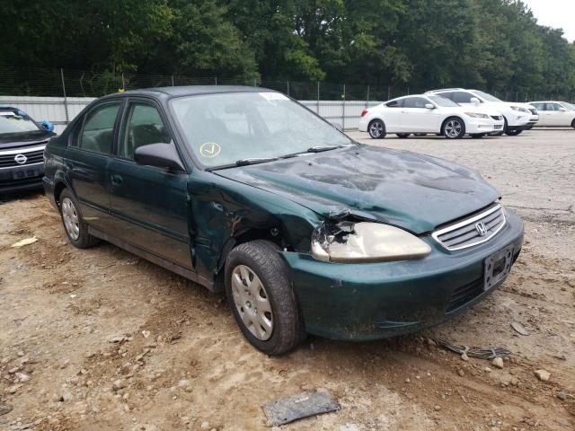 2HGEJ6616YH560751 - 2000 HONDA CIVIC BASE 绿色 照片 1