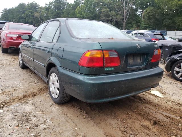 2HGEJ6616YH560751 - 2000 HONDA CIVIC BASE 绿色 照片 3