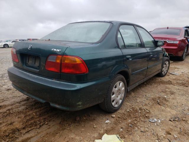 2HGEJ6616YH560751 - 2000 HONDA CIVIC BASE 绿色 照片 4