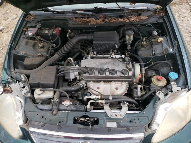 2HGEJ6616YH560751 - 2000 HONDA CIVIC BASE GREEN photo 7