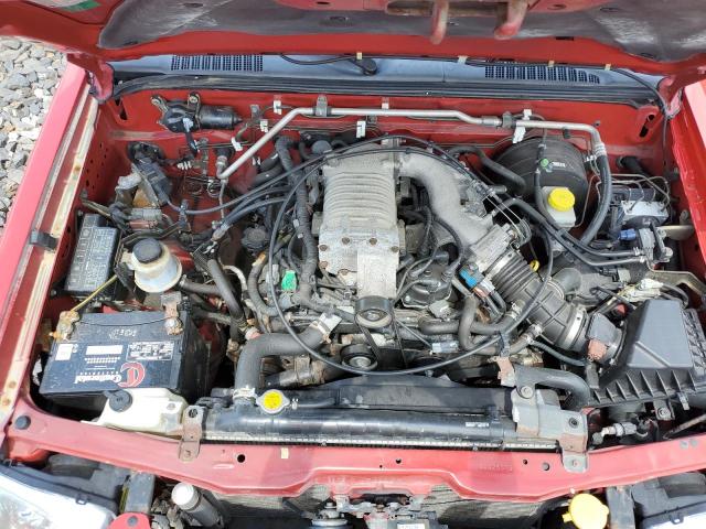 1N6MD27Y64C425379 - 2004 NISSAN FRONTIER CREW CAB SC RED photo 11