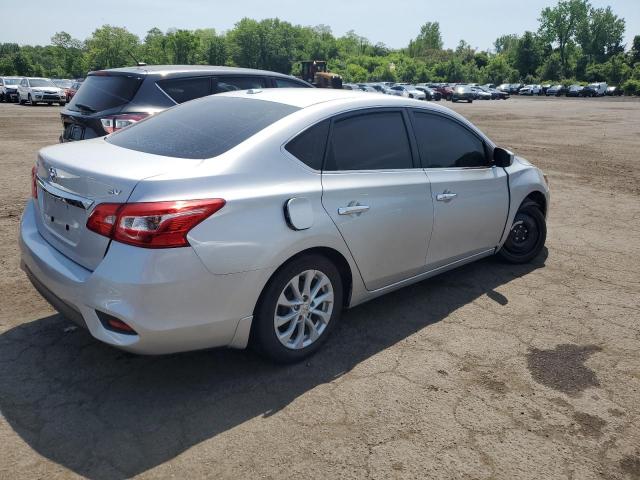 3N1AB7AP1KL607522 - 2019 NISSAN SENTRA S GRAY photo 3