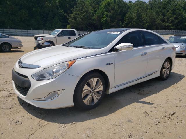 KMHEC4A46DA068742 - 2013 HYUNDAI SONATA HYBRID WHITE photo 1