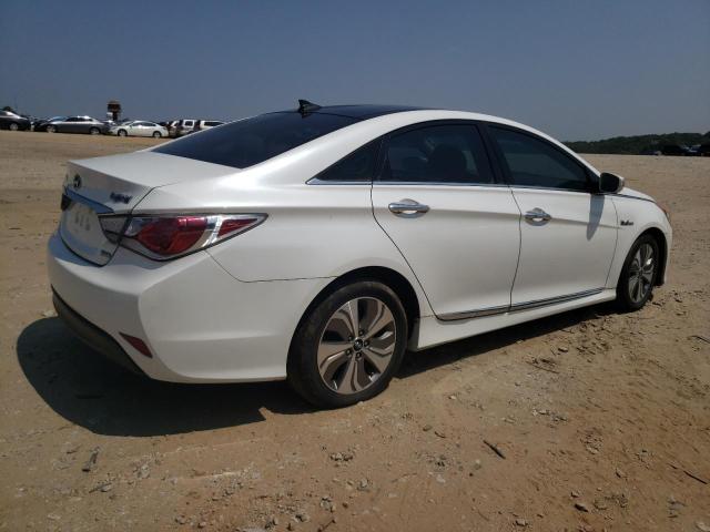 KMHEC4A46DA068742 - 2013 HYUNDAI SONATA HYBRID WHITE photo 3