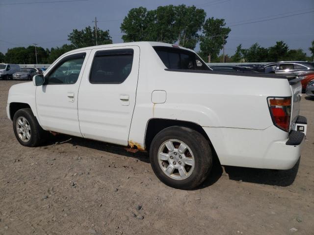 2HJYK16586H570950 - 2006 HONDA RIDGELINE RTL WHITE photo 2