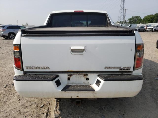 2HJYK16586H570950 - 2006 HONDA RIDGELINE RTL WHITE photo 6