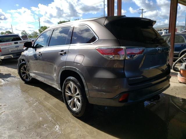 5TDKKRFH6FS098445 - 2015 TOYOTA HIGHLANDER XLE Boz foto 2