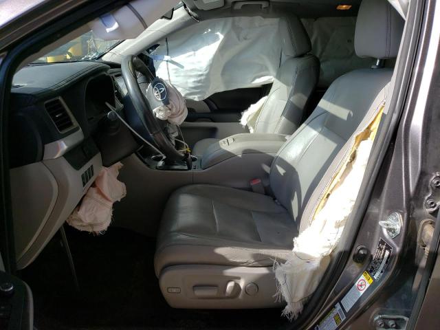 5TDKKRFH6FS098445 - 2015 TOYOTA HIGHLANDER XLE Boz foto 7