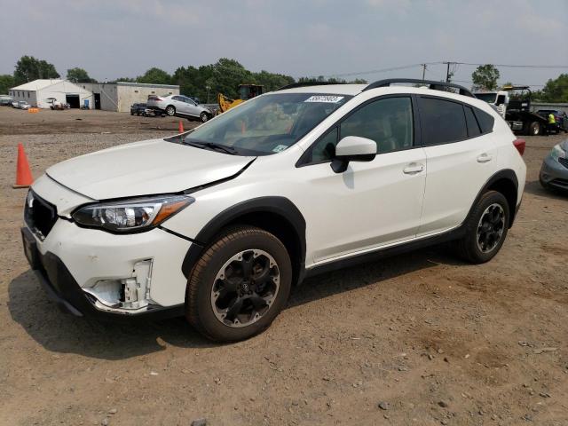 JF2GTACC7MG367901 - 2021 SUBARU CROSSTREK PREMIUM WHITE photo 1