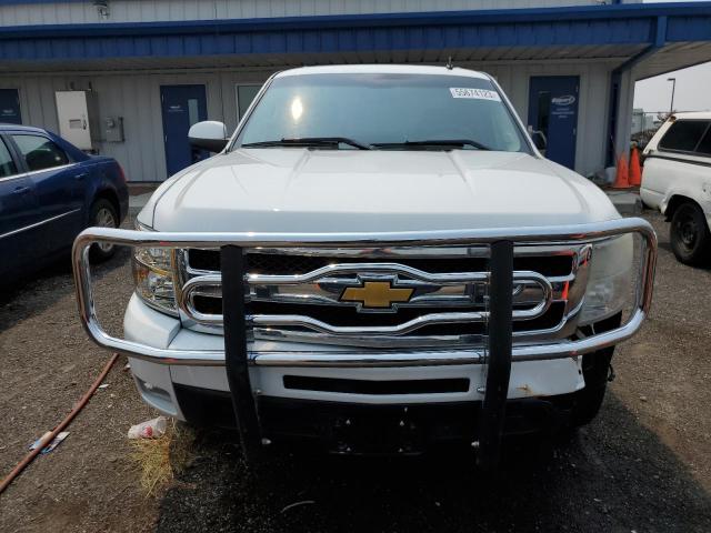 3GCEK33329G154225 - 2009 CHEVROLET SILVERADO K1500 LTZ WHITE photo 5