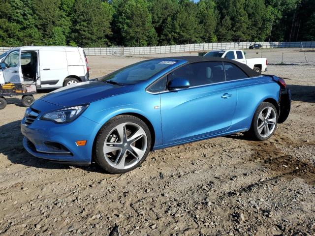 W04WJ3N57HG144591 - 2017 BUICK CASCADA SPORT TOURING BLUE photo 1