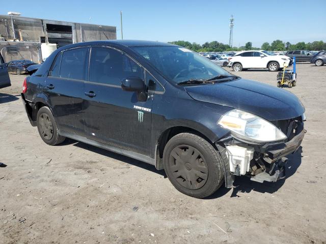 3N1BC1APXBL393970 - 2011 NISSAN VERSA S BLACK photo 4