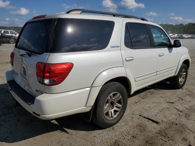 5TDZT38AX6S270680 - 2006 TOYOTA SEQUOIA LIMITED WHITE photo 3