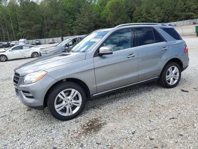 4JGDA5HB6FA583979 - 2015 MERCEDES-BENZ ML 350 4MATIC SILVER photo 1