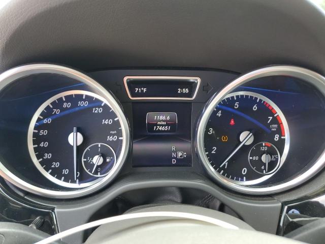 4JGDA5HB6FA583979 - 2015 MERCEDES-BENZ ML 350 4MATIC SILVER photo 9