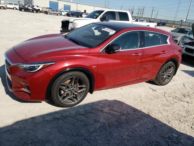 SJKCH5CP7HA023810 - 2017 INFINITI QX30 BASE RED photo 1