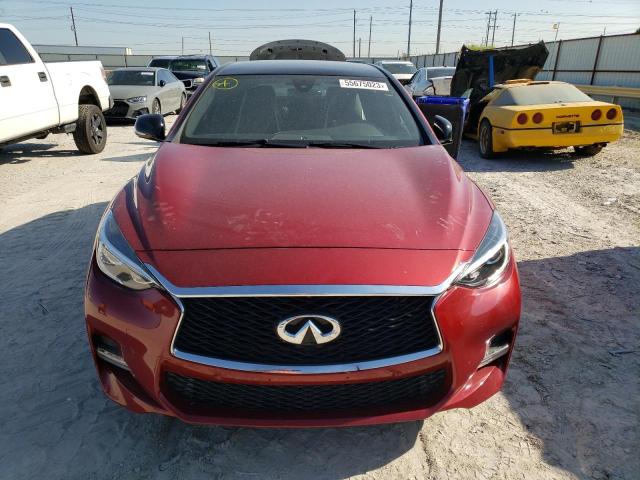 SJKCH5CP7HA023810 - 2017 INFINITI QX30 BASE RED photo 5