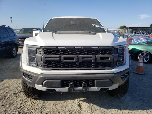 1FTFW1RG2NFC08397 - 2022 FORD F150 RAPTOR WHITE photo 5