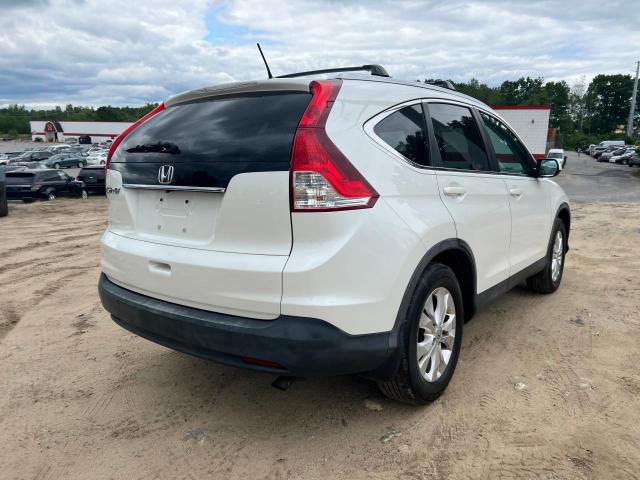 5J6RM3H76EL042056 - 2014 HONDA CR-V EXL WHITE photo 4