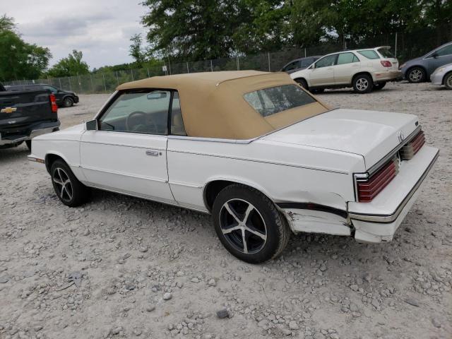 1C3BC55D5FG299983 - 1985 CHRYSLER LEBARON WHITE photo 2