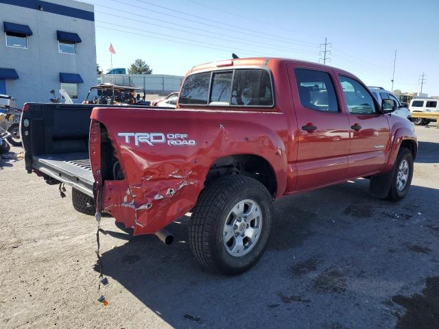 3TMJU4GN0FM187053 - 2015 TOYOTA TACOMA DOUBLE CAB PRERUNNER RED photo 3