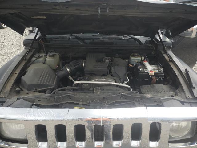 5GTDN13E878243236 - 2007 HUMMER H3 BLACK photo 12