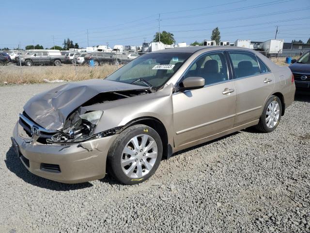 1HGCM66596A039293 - 2006 HONDA ACCORD EX BEIGE photo 1