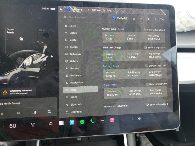 5YJ3E1EB2JF170135 - 2018 TESLA MODEL 3 Grafit foto 9