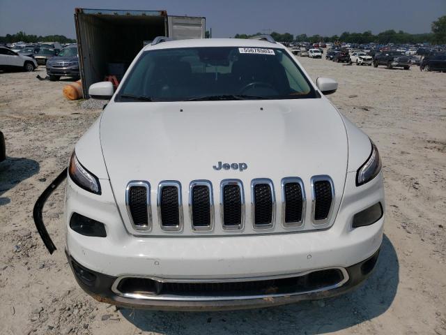 1C4PJMDB2FW741125 - 2015 JEEP CHEROKEE LIMITED WHITE photo 5