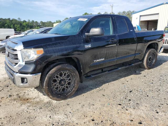 5TFRY5F14EX147983 - 2014 TOYOTA TUNDRA DOUBLE CAB SR/SR5 BLACK photo 1